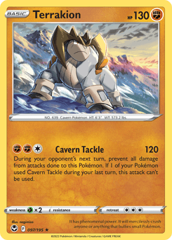 Terrakion 97/195 — Silver Tempest
