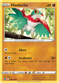 Hawlucha 98/195 — Silver Tempest