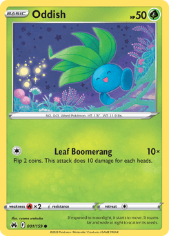 Oddish 1/159 — Crown Zenith
