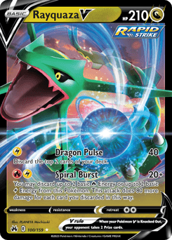Rayquaza V 100/159 — Crown Zenith