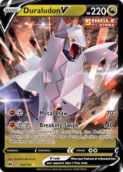 Duraludon V 103/159 — Crown Zenith
