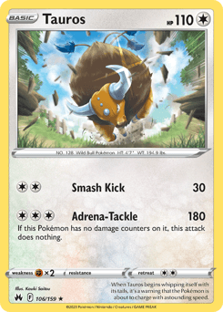 Tauros 106/159 — Crown Zenith