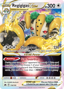 Regigigas VSTAR 114/159 — Crown Zenith