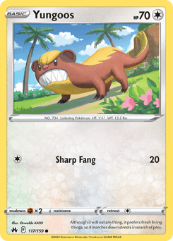 Yungoos 117/159 — Crown Zenith