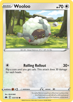 Wooloo 121/159 — Crown Zenith