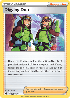 Digging Duo 126/159 — Crown Zenith
