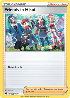 Friends in Hisui 130/159 — Crown Zenith