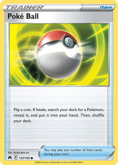 Poké Ball 137/159 — Crown Zenith