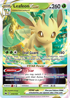 Leafeon VSTAR 14/159 — Crown Zenith