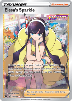 Elesa's Sparkle 147/159 — Crown Zenith