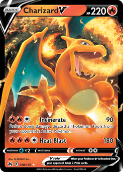 Charizard V 18/159 — Crown Zenith