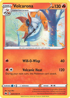 Volcarona 25/159 — Crown Zenith