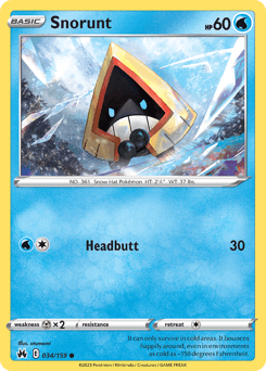 Snorunt 34/159 — Crown Zenith