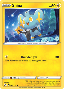 Shinx 40/159 — Crown Zenith