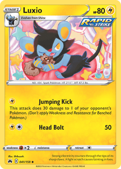 Luxio 41/159 — Crown Zenith