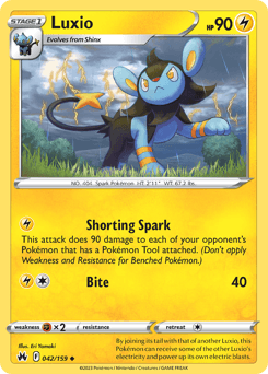 Luxio 42/159 — Crown Zenith
