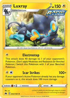 Luxray 43/159 — Crown Zenith
