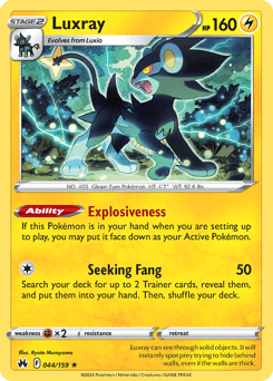 Luxray 44/159 — Crown Zenith