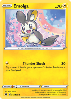 Emolga 47/159 — Crown Zenith