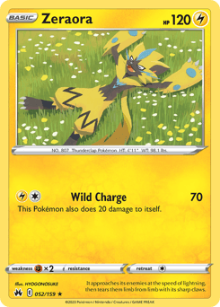 Zeraora 52/159 — Crown Zenith