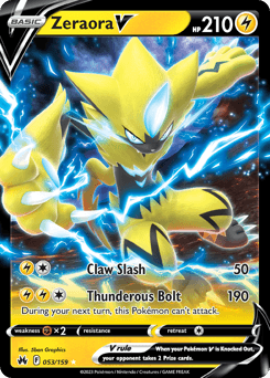 Zeraora V 53/159 — Crown Zenith