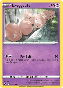 Exeggcute 57/159 — Crown Zenith