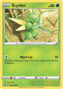 Scyther 6/159 — Crown Zenith