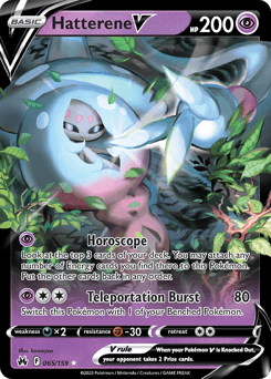 Hatterene V 65/159 — Crown Zenith