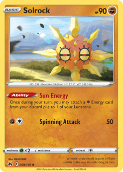 Solrock 69/159 — Crown Zenith