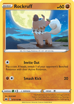 Rockruff 73/159 — Crown Zenith