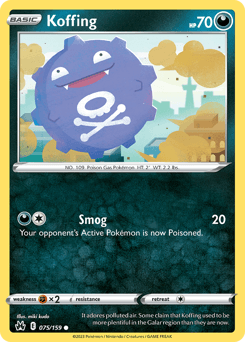 Koffing 75/159 — Crown Zenith
