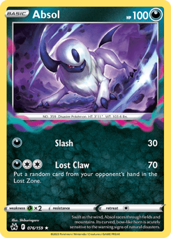 Absol 76/159 — Crown Zenith