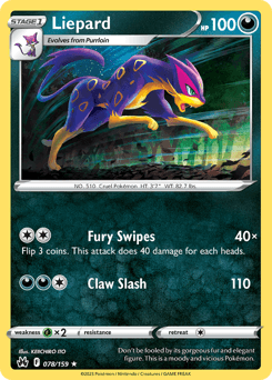 Liepard 78/159 — Crown Zenith