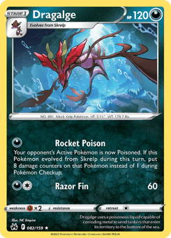 Dragalge Pokémon card