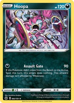 Hoopa 83/159 — Crown Zenith