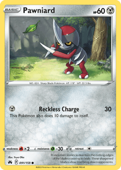 Pawniard 91/159 — Crown Zenith