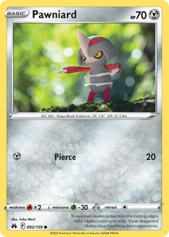 Pawniard 92/159 — Crown Zenith