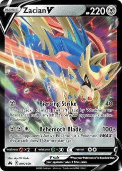 Zacian V 95/159 — Crown Zenith