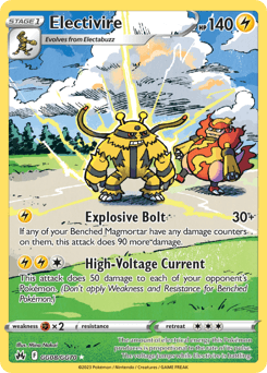 Electivire GG08/70 — Crown Zenith Galarian Gallery
