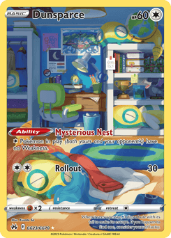 Dunsparce GG23/70 — Crown Zenith Galarian Gallery