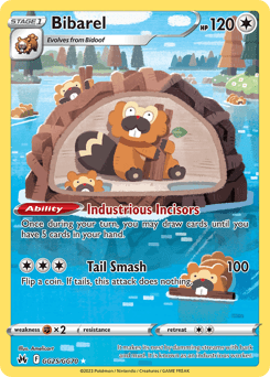 Bibarel Pokémon card
