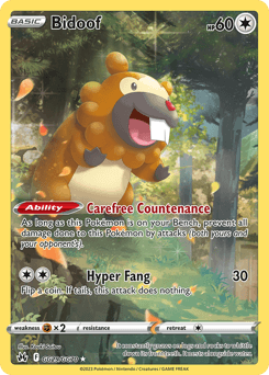 Bidoof GG29/70 — Crown Zenith Galarian Gallery