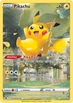 Pikachu GG30/70 — Crown Zenith Galarian Gallery