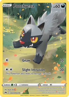 Poochyena GG33/70 — Crown Zenith Galarian Gallery