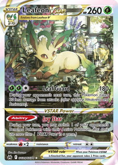 Leafeon VSTAR GG35/70 — Crown Zenith Galarian Gallery