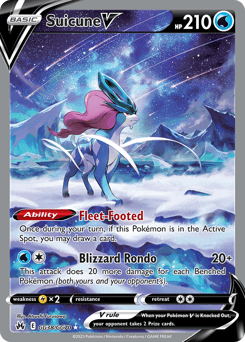 Suicune V GG38/70 — Crown Zenith Galarian Gallery