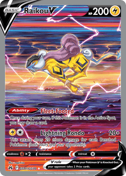 Raikou V GG41/70 — Crown Zenith Galarian Gallery