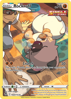 Rockruff TG07/30 — Silver Tempest Trainer Gallery