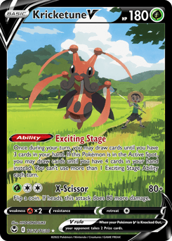 Kricketune V TG12/30 — Silver Tempest Trainer Gallery