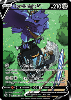 Corviknight V TG18/30 — Silver Tempest Trainer Gallery